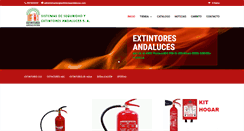Desktop Screenshot of extintoresandaluces.com